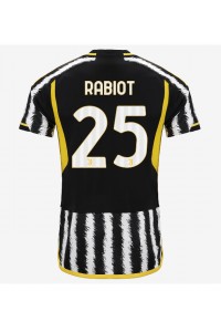 Juventus Adrien Rabiot #25 Jalkapallovaatteet Kotipaita 2023-24 Lyhythihainen